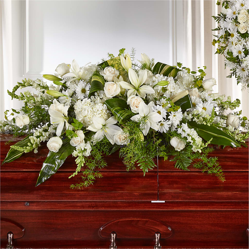 Abundance Casket Spray – Peonia Flowers Llc, Lakewood NJ