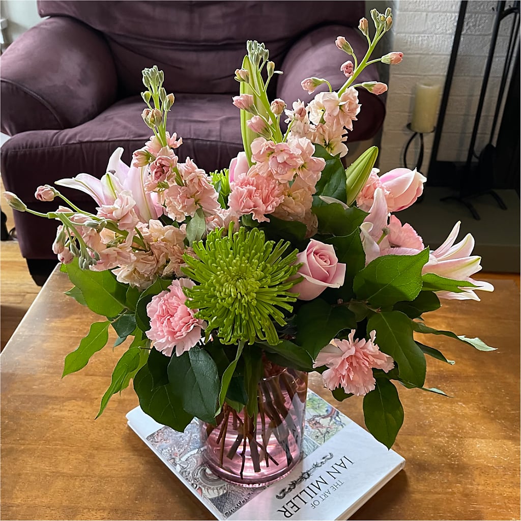 Pretty in Pink Bouquet – Peonia Flowers Llc, Lakewood NJ