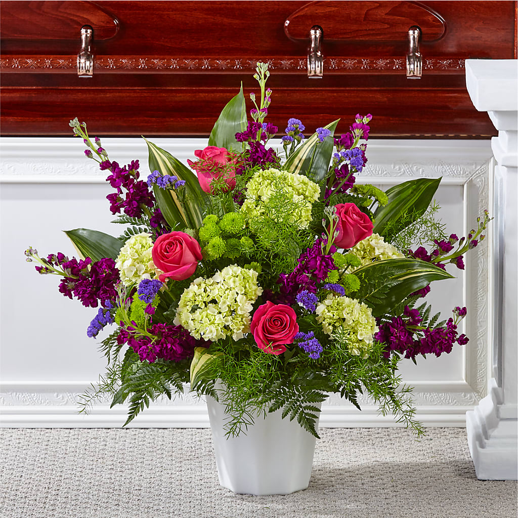 Beautiful Horizons Floor Basket – Peonia Flowers Llc, Lakewood NJ