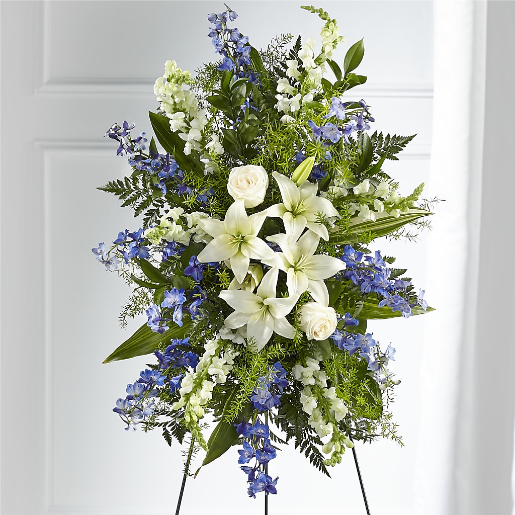Faithful Friend Standing Spray – Peonia Flowers Llc, Lakewood NJ