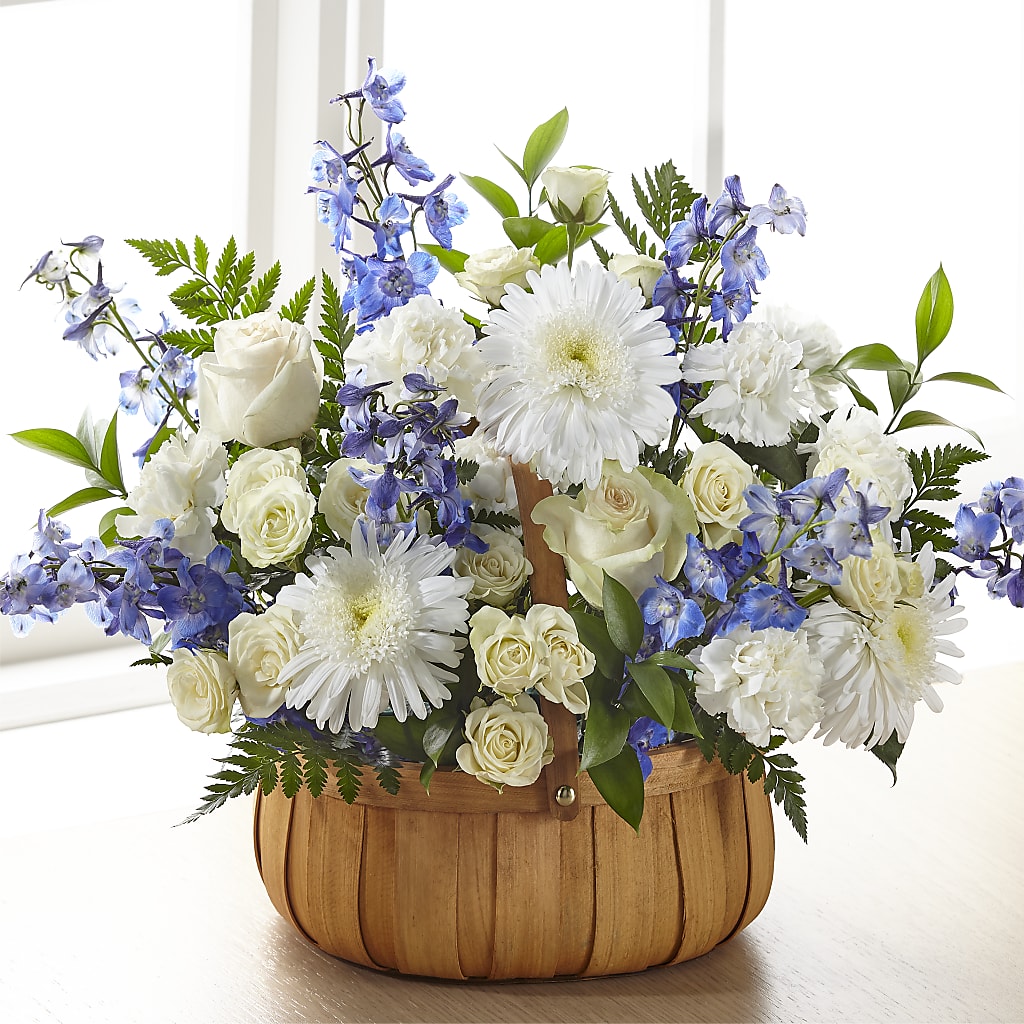 Harmony & Grace Basket – Peonia Flowers Llc, Lakewood NJ