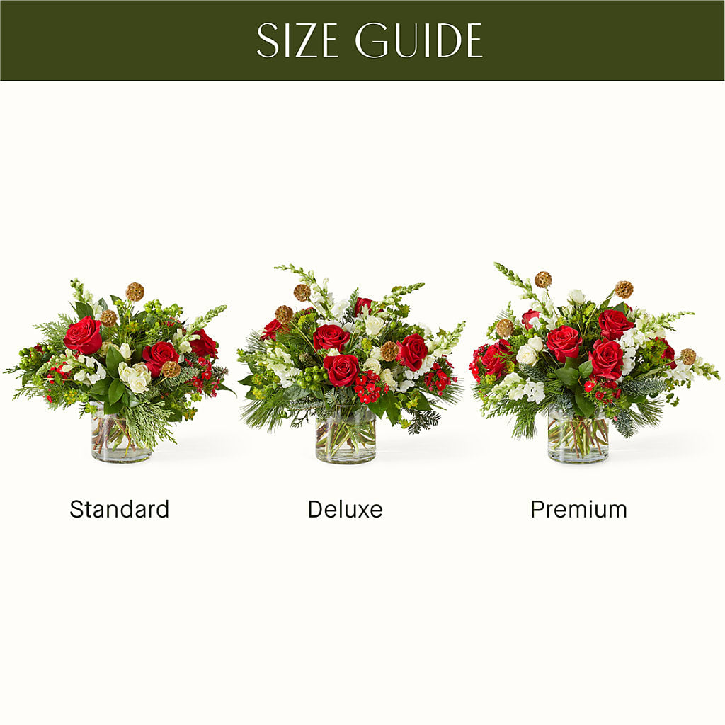 Deck the Halls Bouquet – Peonia Flowers Llc, Lakewood NJ