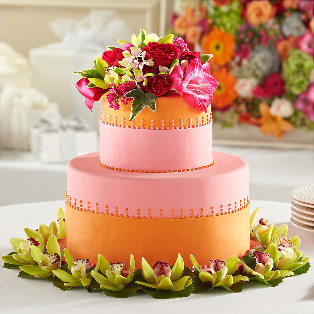 Sweet Citrus Cake Decor – Peonia Flowers Llc, Lakewood NJ