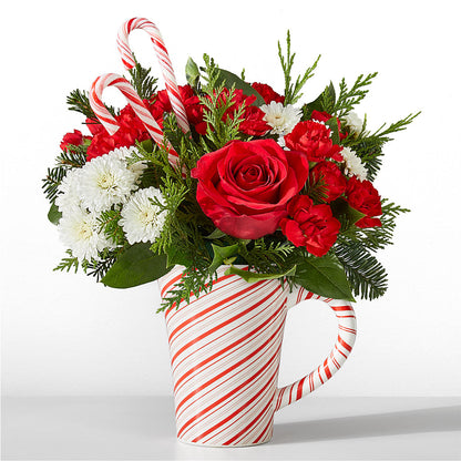 Peppermint Swirl Mug –  Peonia Flowers Llc, Lakewood NJ