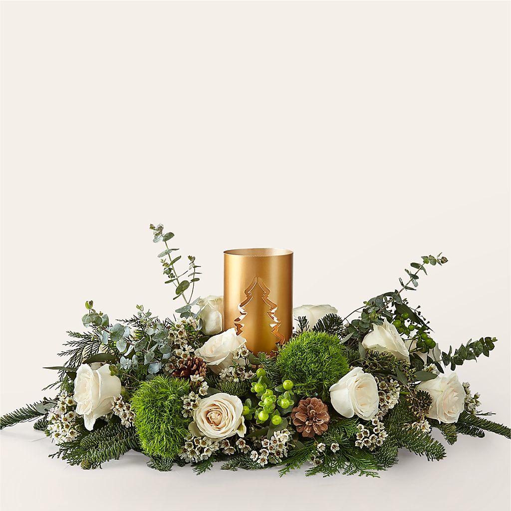 Chestnuts Roasting Centerpiece –  Peonia Flowers Llc, Lakewood NJ