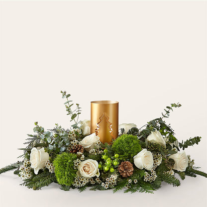 Chestnuts Roasting Centerpiece –  Peonia Flowers Llc, Lakewood NJ