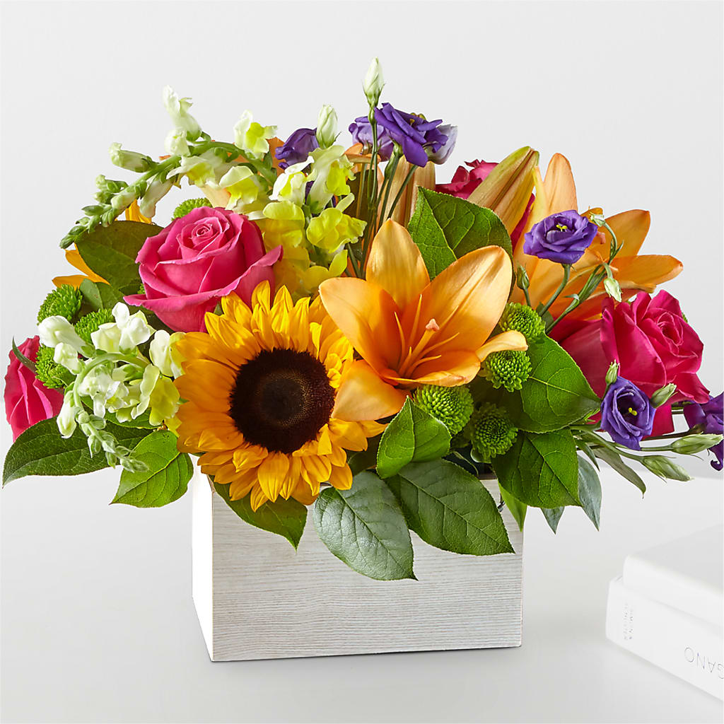 Best Day Box Bouquet –  Peonia Flowers Llc, Lakewood NJ
