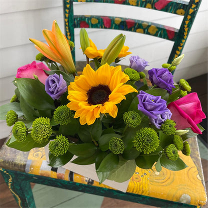 Best Day Box Bouquet –  Peonia Flowers Llc, Lakewood NJ