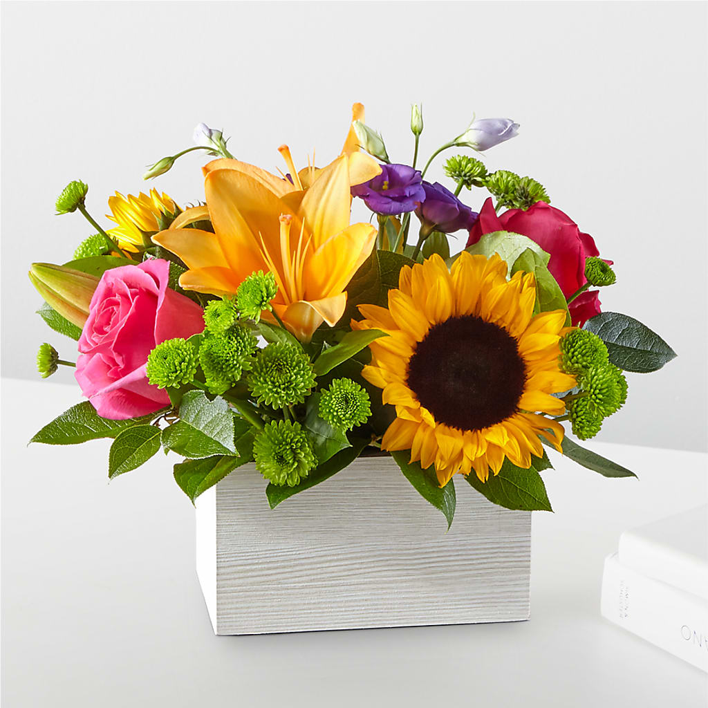 Best Day Box Bouquet –  Peonia Flowers Llc, Lakewood NJ
