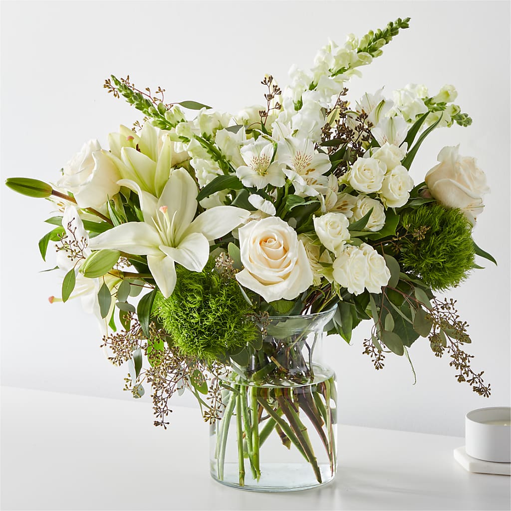 Fresh Linen Bouquet –  Peonia Flowers Llc, Lakewood NJ