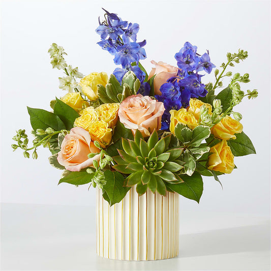 Cobalt Reverie Bouquet –  Peonia Flowers Llc, Lakewood NJ