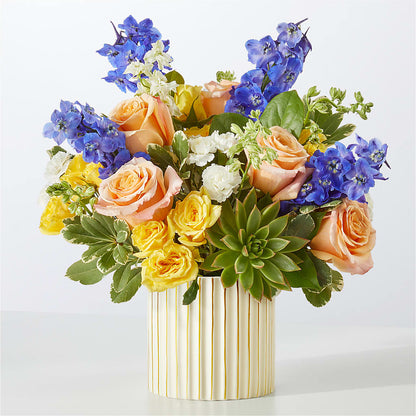 Cobalt Reverie Bouquet –  Peonia Flowers Llc, Lakewood NJ