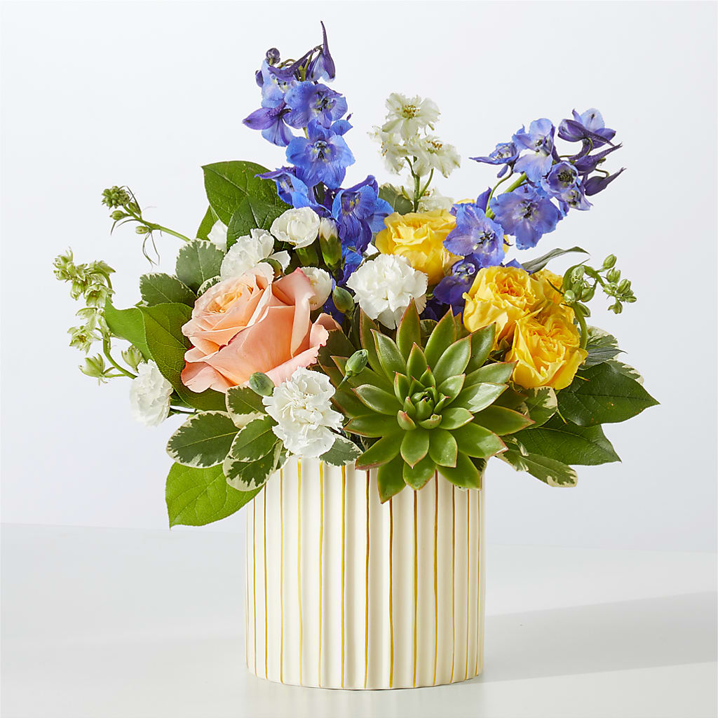 Cobalt Reverie Bouquet –  Peonia Flowers Llc, Lakewood NJ