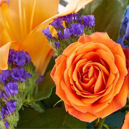 Radiant Citrus Box Bouquet –  Peonia Flowers Llc, Lakewood NJ