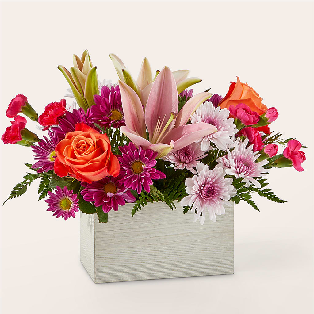 Light of My Life Box Bouquet –  Peonia Flowers Llc, Lakewood NJ