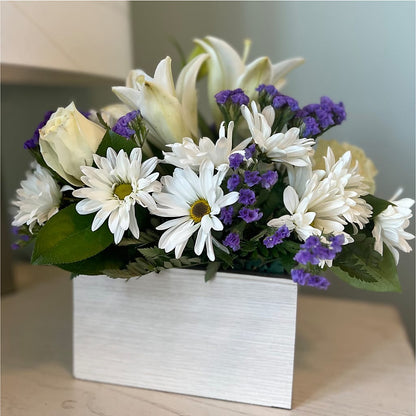 Beyond Blue Box Bouquet –  Peonia Flowers Llc, Lakewood NJ