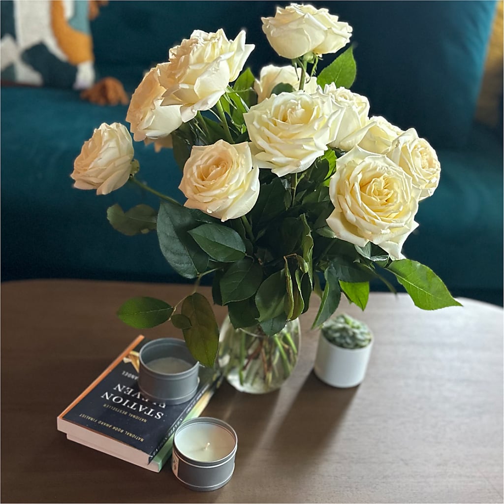 Long Stem Yellow Rose Bouquet –  Peonia Flowers Llc, Lakewood NJ