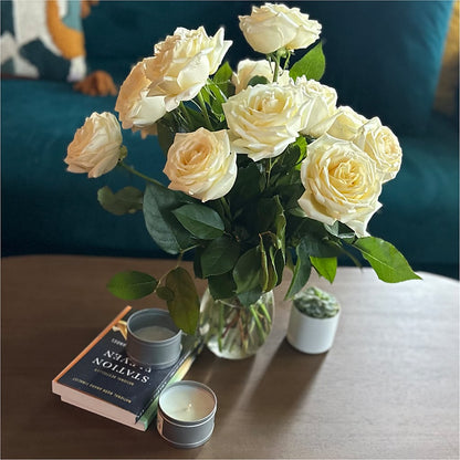 Long Stem Yellow Rose Bouquet –  Peonia Flowers Llc, Lakewood NJ