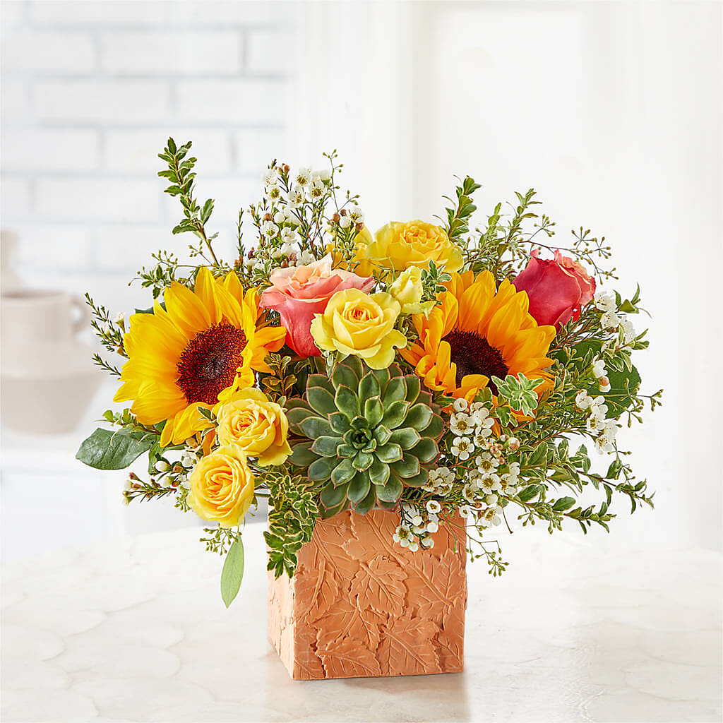 Sunflower Season Bouquet –  Peonia Flowers Llc, Lakewood NJ