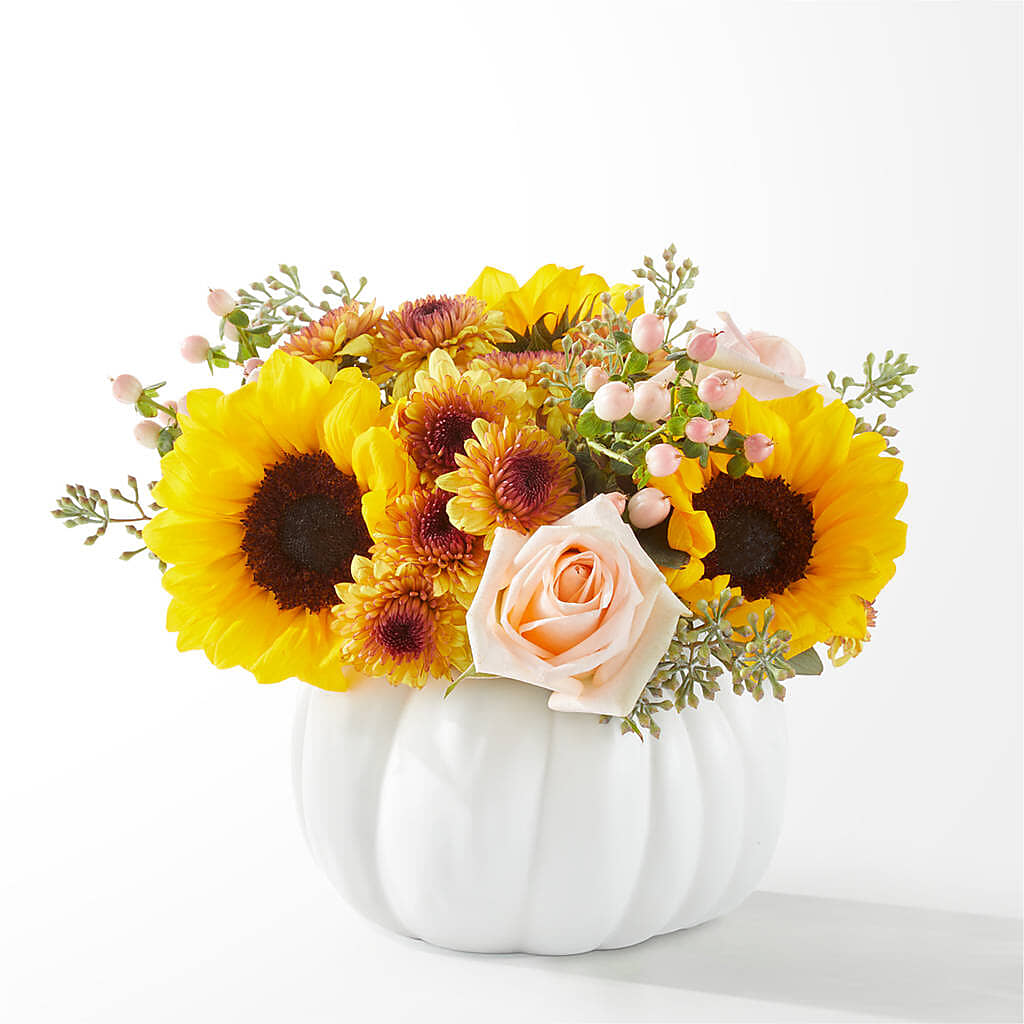 Pumpkin to Talk About Bouquet –  Peonia Flowers Llc, Lakewood NJ