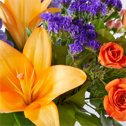 Radiant Citrus Bouquet –  Peonia Flowers Llc, Lakewood NJ