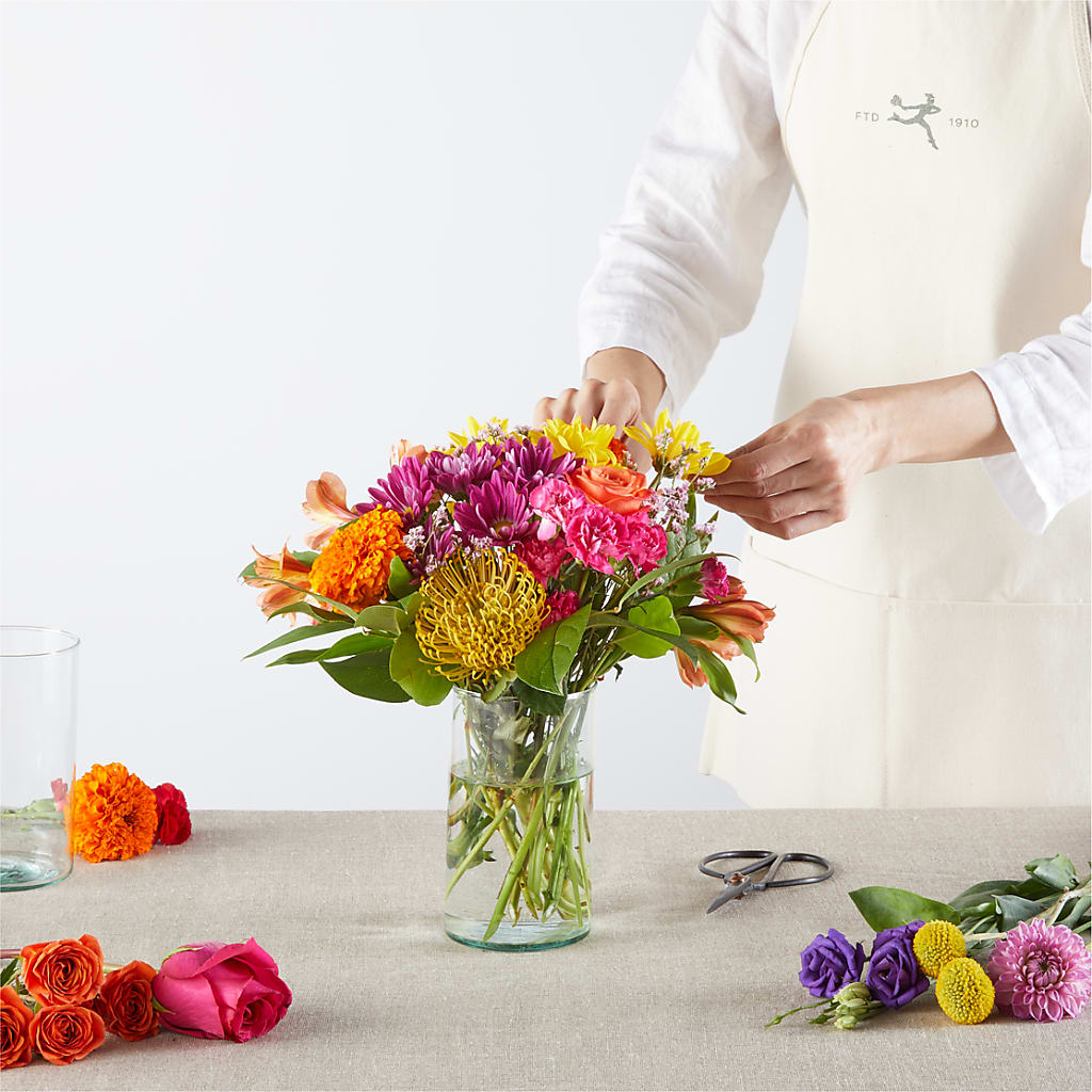 Feast of Color – A Florist Original –  Peonia Flowers Llc, Lakewood NJ