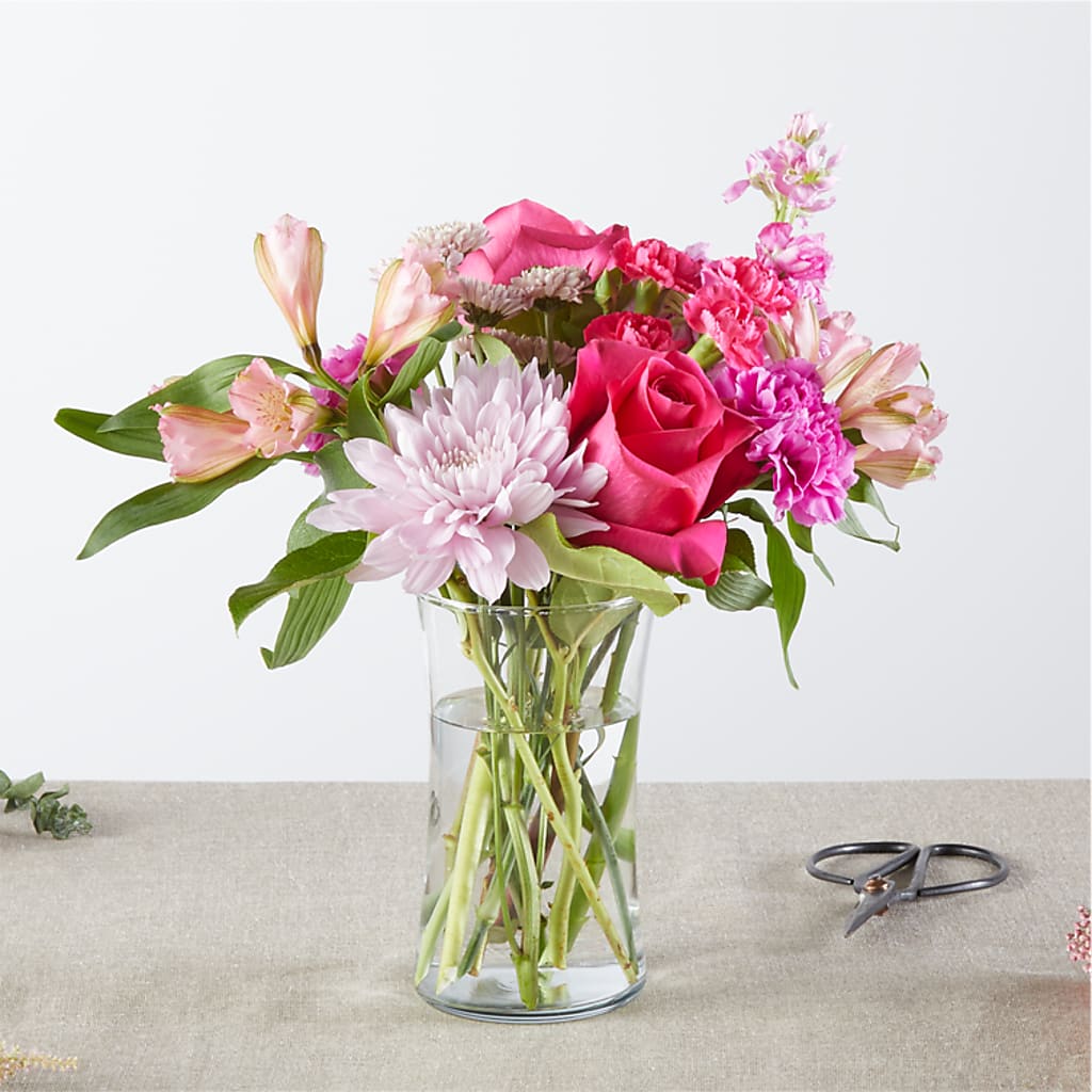 Pink Ribbon - A Florist Original –  Peonia Flowers Llc, Lakewood NJ