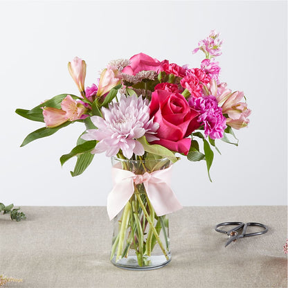 Pink Ribbon - A Florist Original –  Peonia Flowers Llc, Lakewood NJ