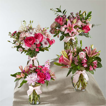 Pink Ribbon - A Florist Original –  Peonia Flowers Llc, Lakewood NJ
