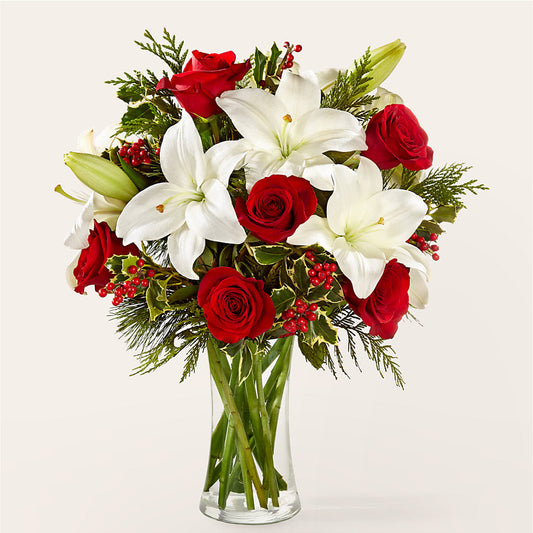Sparkling Snowflakes Bouquet –  Peonia Flowers Llc, Lakewood NJ