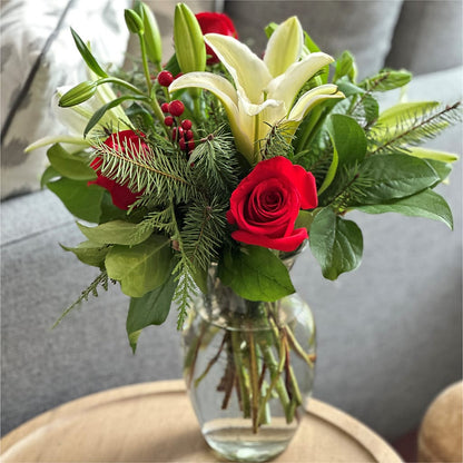 Sparkling Snowflakes Bouquet –  Peonia Flowers Llc, Lakewood NJ