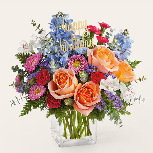 Birthday Bash Bouquet –  Peonia Flowers Llc, Lakewood NJ