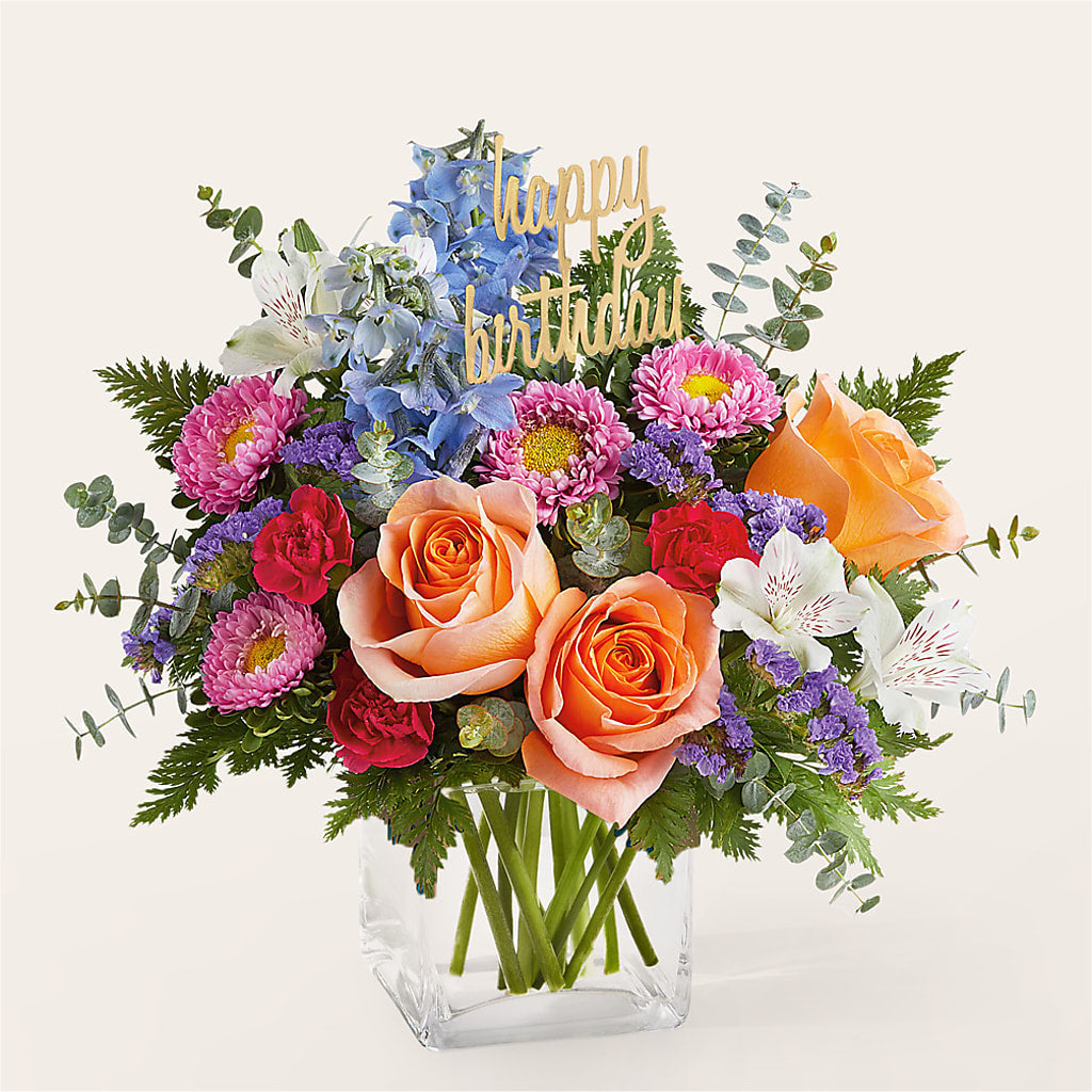 Birthday Bash Bouquet –  Peonia Flowers Llc, Lakewood NJ