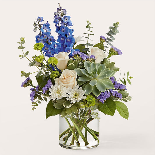 Cerulean Waves Bouquet –  Peonia Flowers Llc, Lakewood NJ
