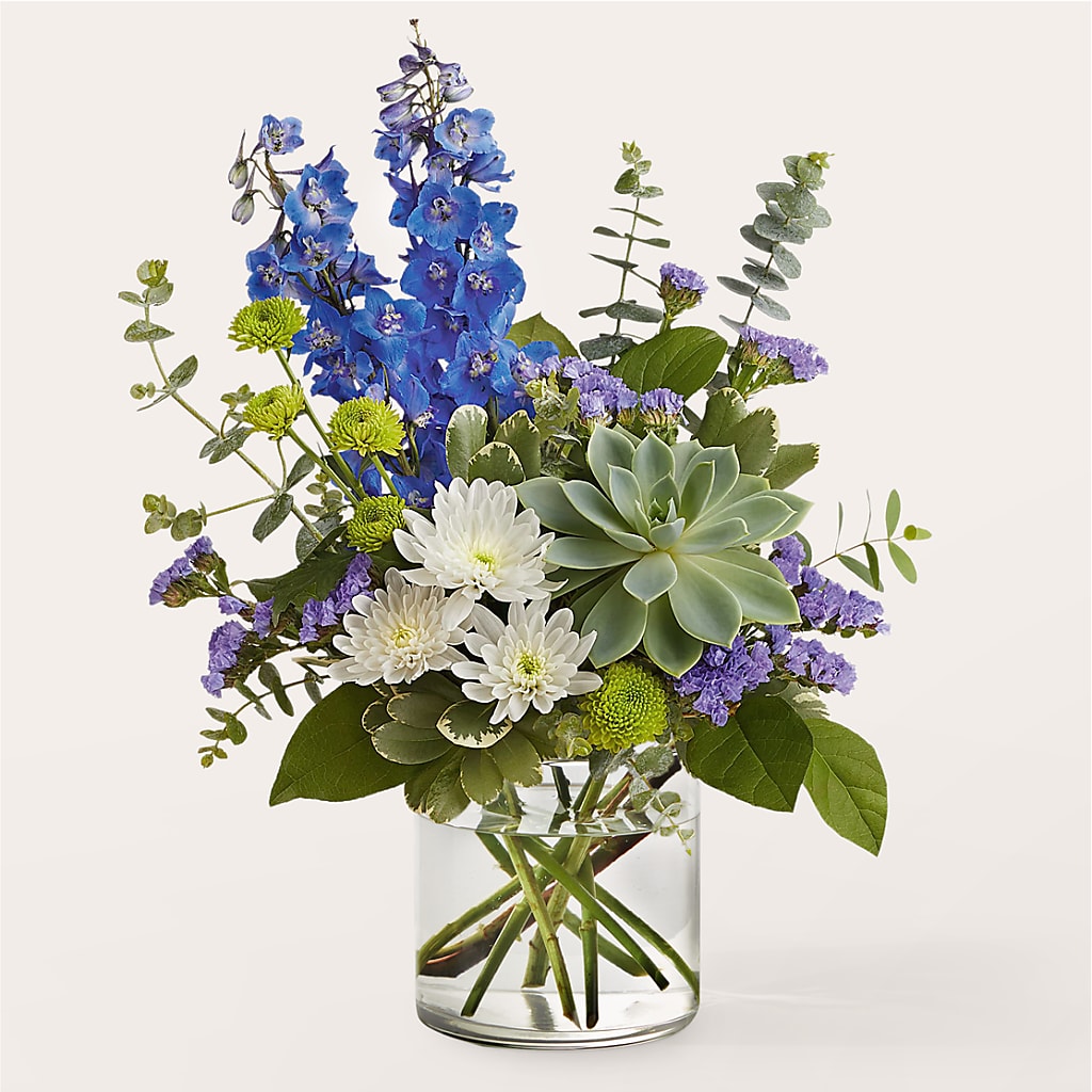 Cerulean Waves Bouquet –  Peonia Flowers Llc, Lakewood NJ