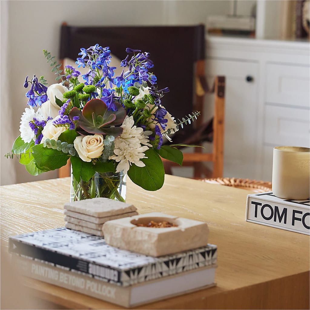 Cerulean Waves Bouquet –  Peonia Flowers Llc, Lakewood NJ