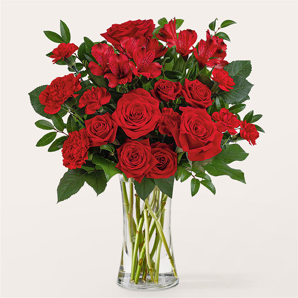 Brilliant Ruby Bouquet –  Peonia Flowers Llc, Lakewood NJ