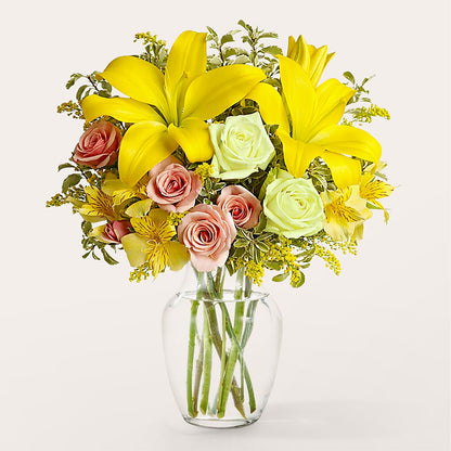Sunburst Bouquet –  Peonia Flowers Llc, Lakewood NJ