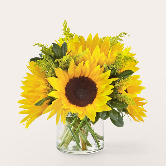 Beaming Sunflower Bouquet –  Peonia Flowers Llc, Lakewood NJ