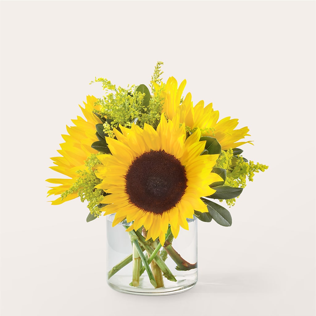 Beaming Sunflower Bouquet –  Peonia Flowers Llc, Lakewood NJ