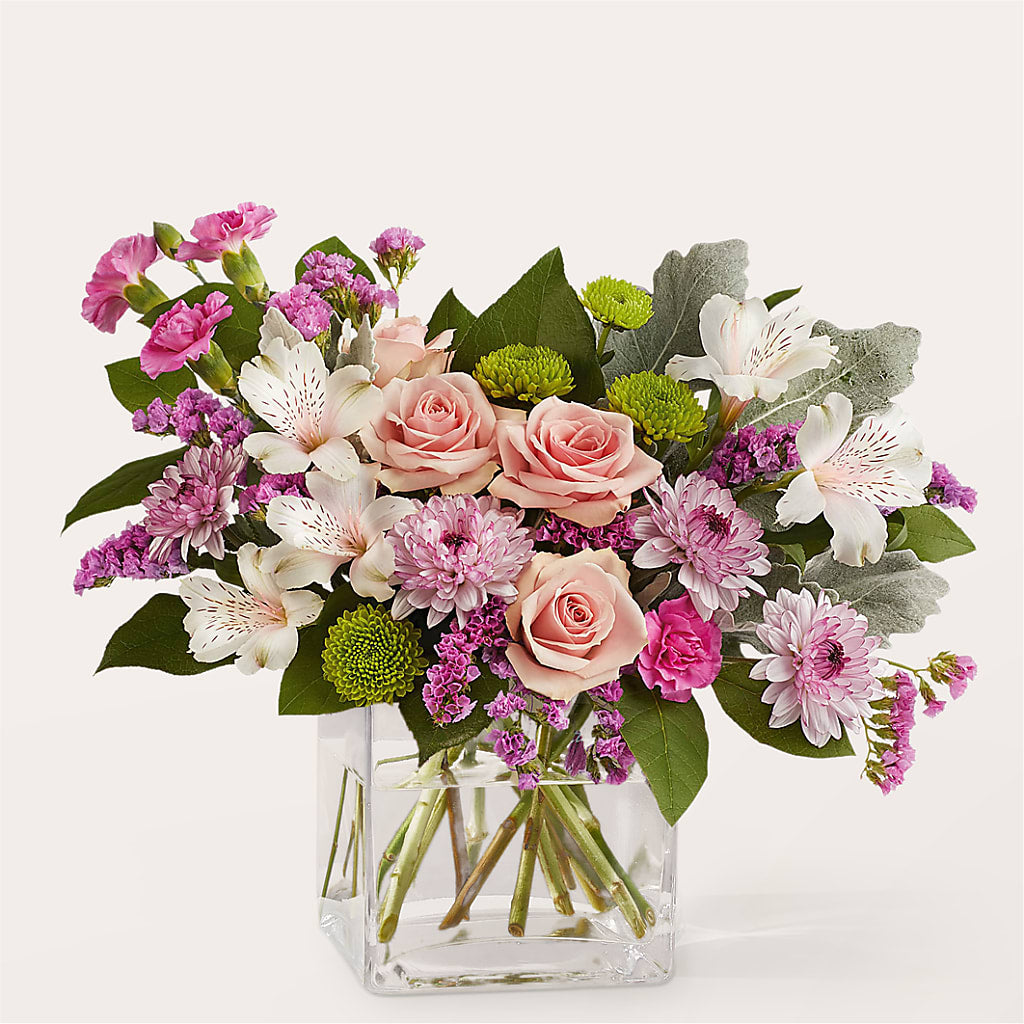 Pink Suede Bouquet –  Peonia Flowers Llc, Lakewood NJ
