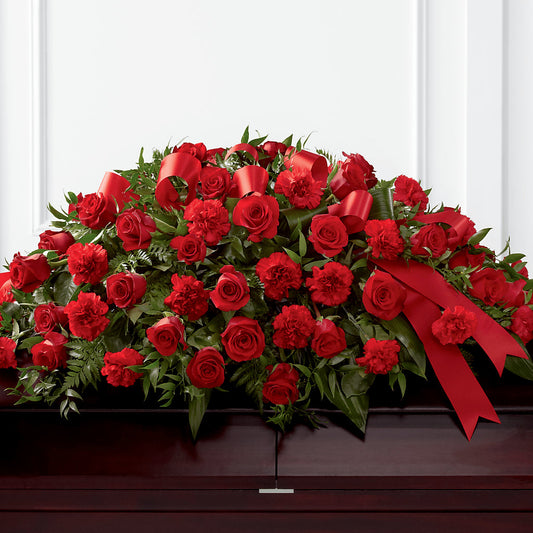 Tribute of Life Casket Spray –  Peonia Flowers Llc, Lakewood NJ