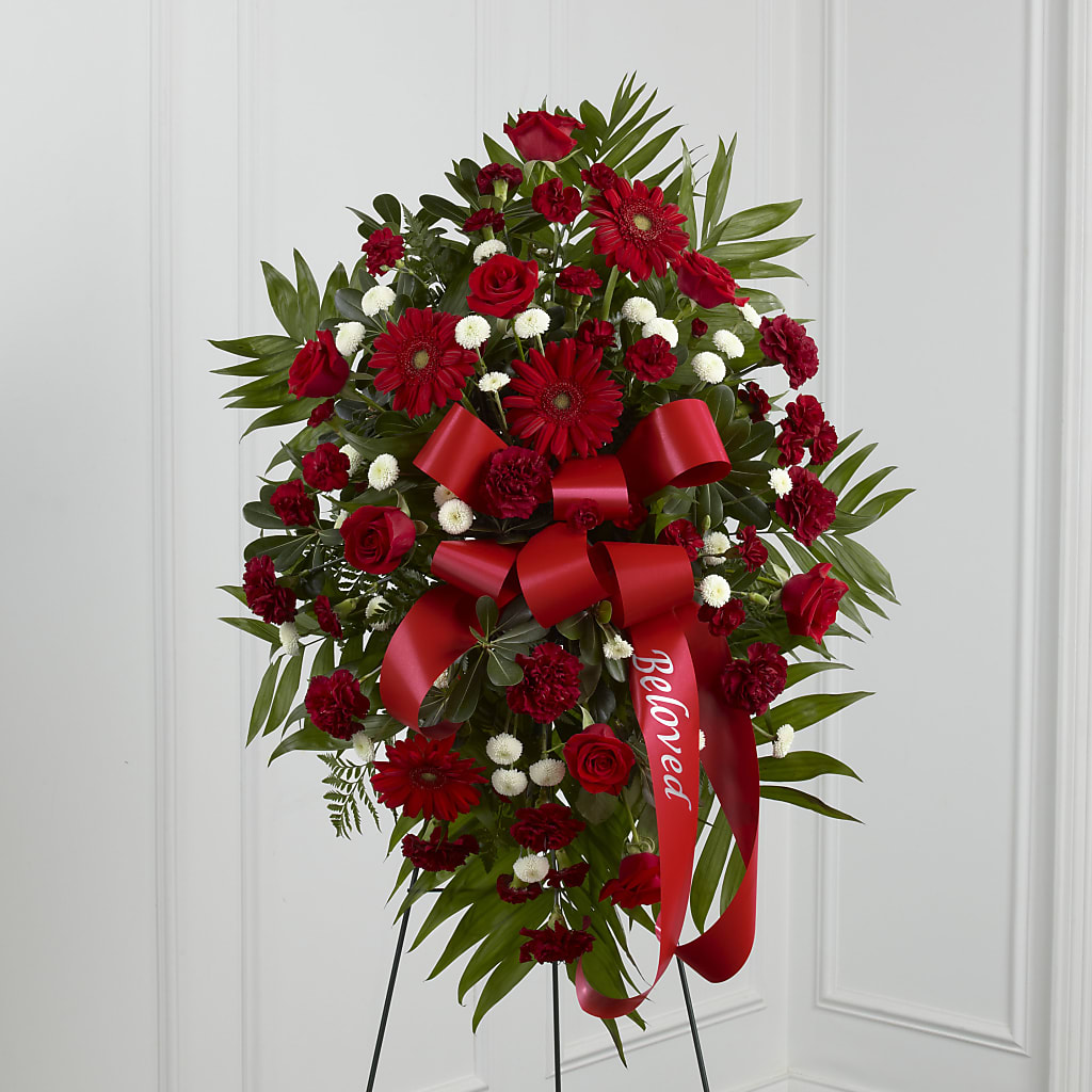 Treasured Memories Standing Spray –  Peonia Flowers Llc, Lakewood NJ