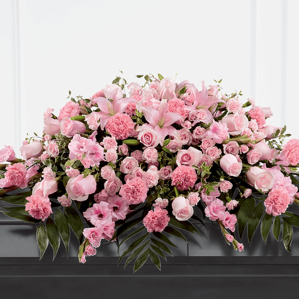 Garden of Comfort Casket Spray (Standard) –  Peonia Flowers Llc, Lakewood NJ
