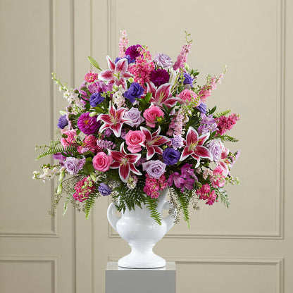 Peaceful Tribute Arrangement –  Peonia Flowers Llc, Lakewood NJ