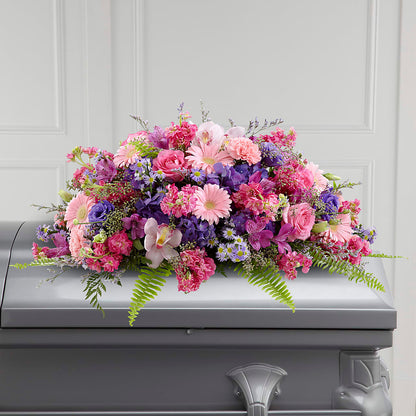 Glorious Garden Casket Spray –  Peonia Flowers Llc, Lakewood NJ
