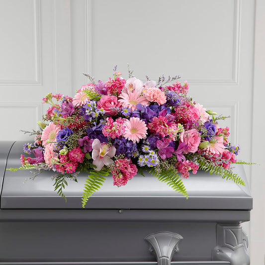 Glorious Garden Casket Spray –  Peonia Flowers Llc, Lakewood NJ