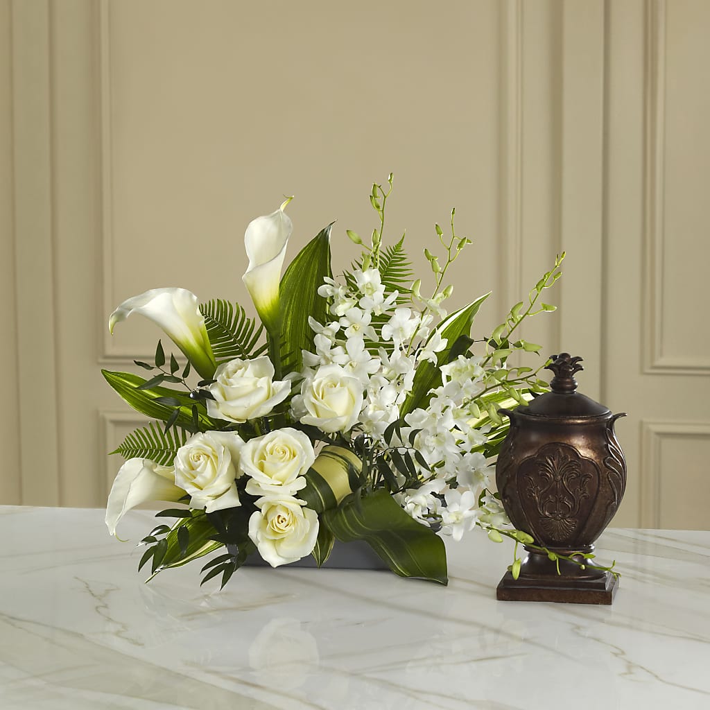 At Peace Arrangement –  Peonia Flowers Llc, Lakewood NJ