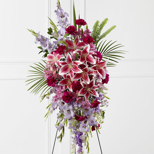 Tender Touch Standing Spray –  Peonia Flowers Llc, Lakewood NJ