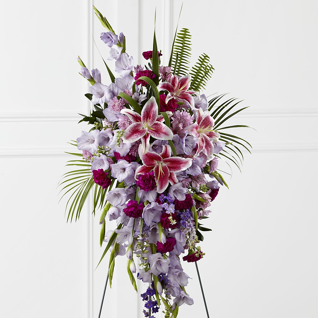 Tender Touch Standing Spray –  Peonia Flowers Llc, Lakewood NJ